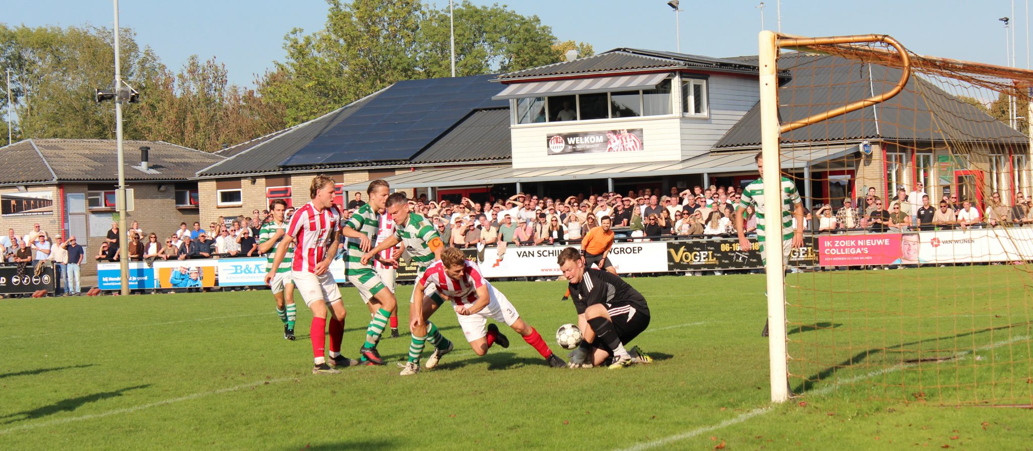 Derby tussen Nooit Gedacht en EVVC eindigt onbeslist