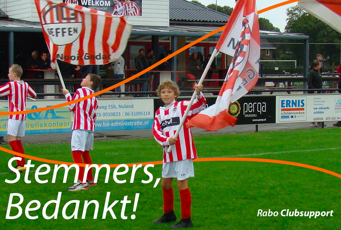 Bedankt voor het stemmen!