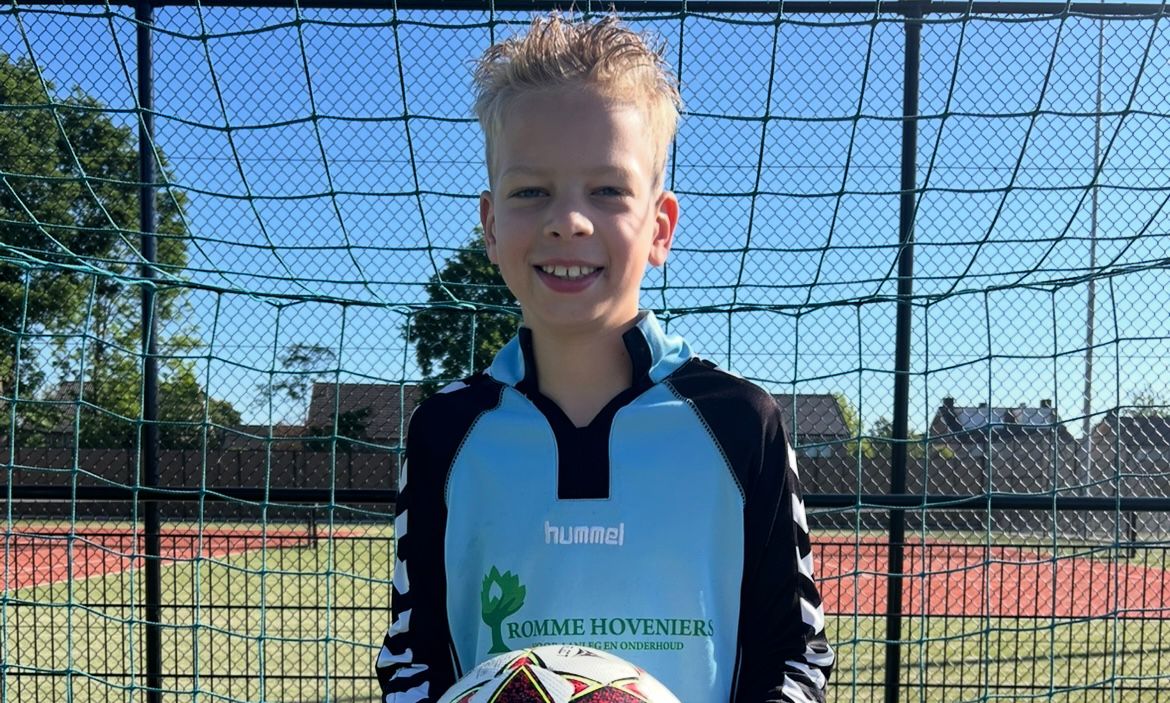 Uit de kleedkamer - Finn Romme (JO9-1): ‘Ik schoot de bal zo vanaf onze eigen achterlijn in de goal’