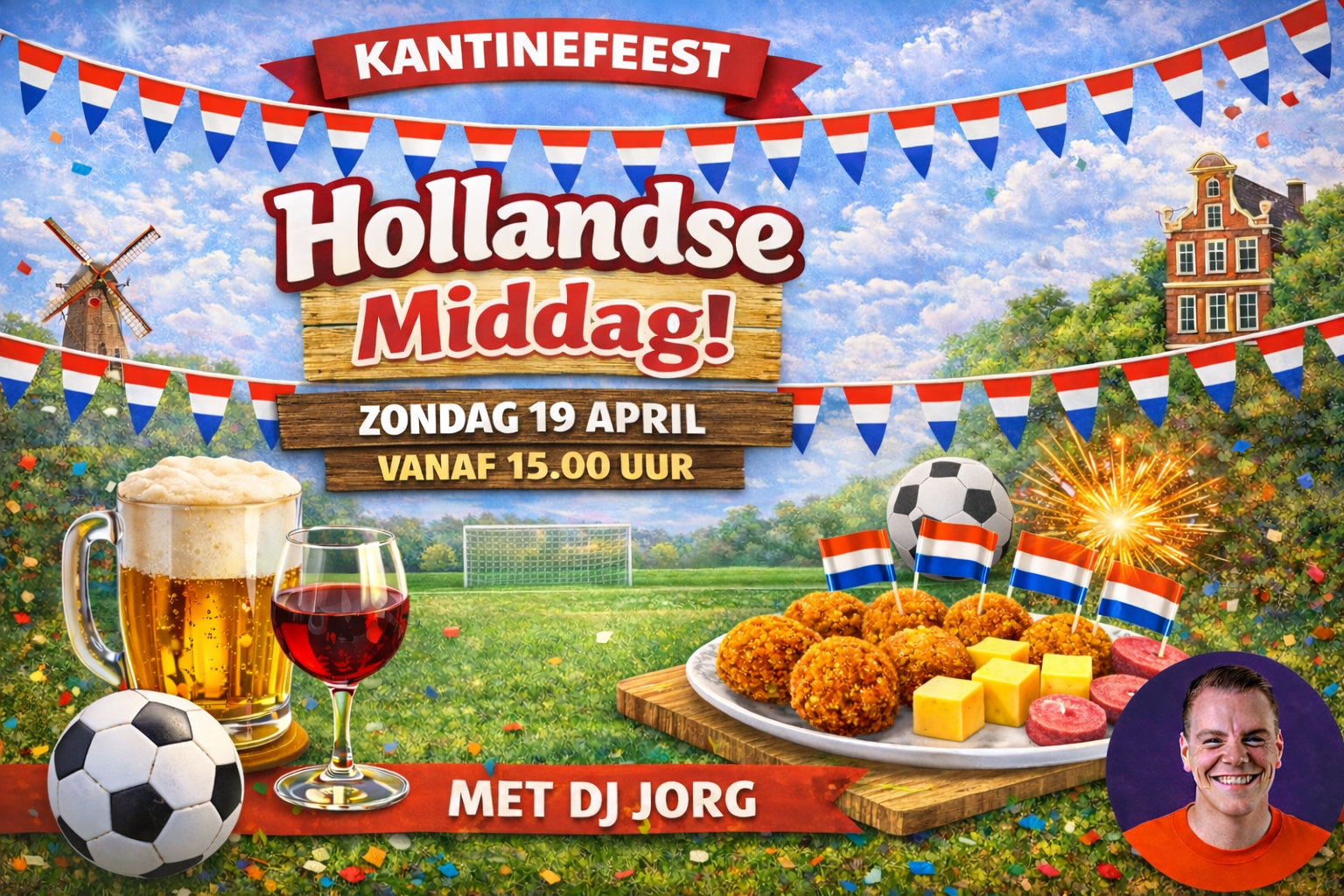 Kantinefeest: Hollandse Middag bij Nooit Gedacht!