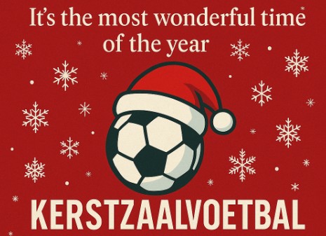 It’s the most wonderful time of the year… en daar hoort Kerstzaalvoetbal bij