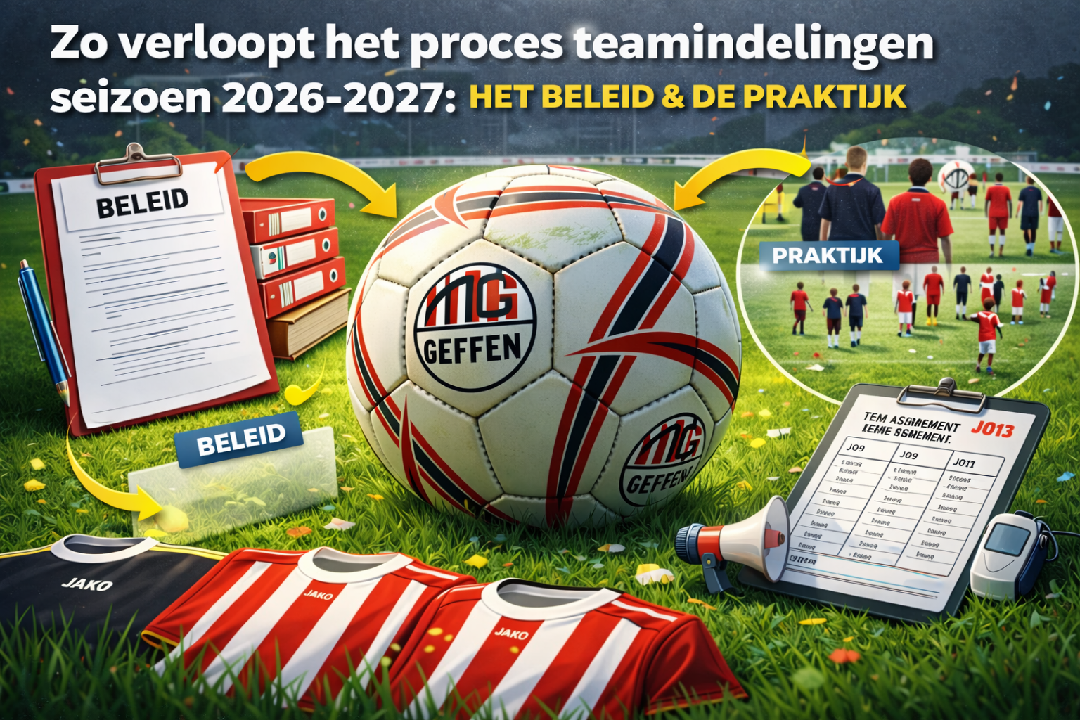 Zo verloopt het proces teamindelingen seizoen 2026-2027: het beleid & de praktijk